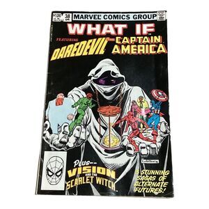 WHAT IF? #38 CAPTAIN AMERICA DAREDEVIL VISION AND SCARLET WITH FUTURE‎ STORIES